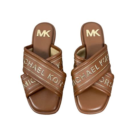 michael kors gideon slides|Michael Kors slides on sale.